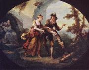Angelica Kauffmann Miranda and Ferdinand in The Tempest France oil painting artist